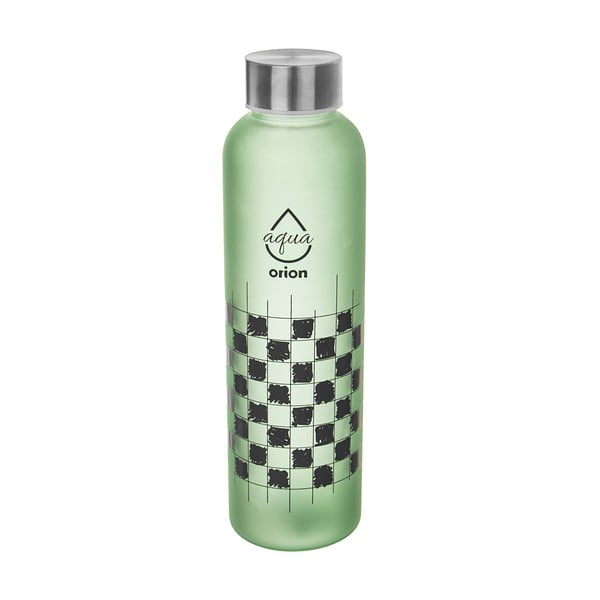 Зелена стъклена бутилка 600 ml Šachovnice - Orion-image-3