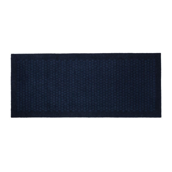 Tmavě modrá rohožka tica copenhagen Dot, 67 x 150 cm