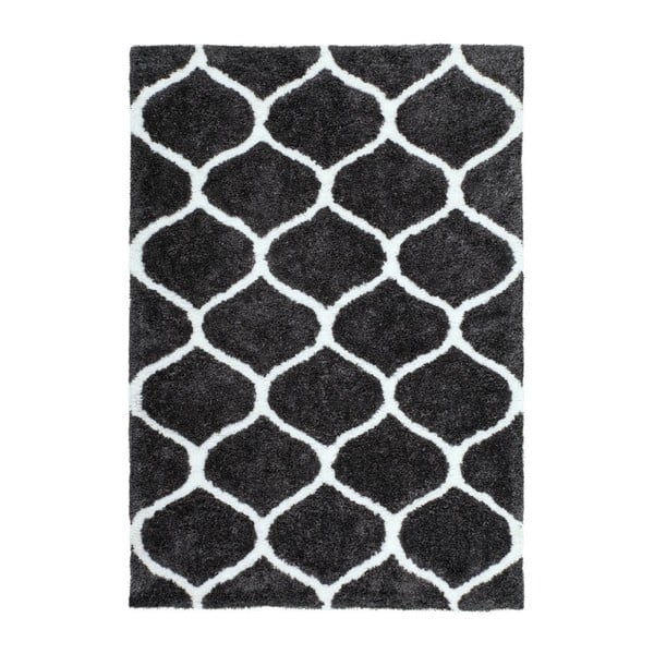 Ručně tkaný koberec Kayoom Finesse 924 Graphit, 120 x 170 cm