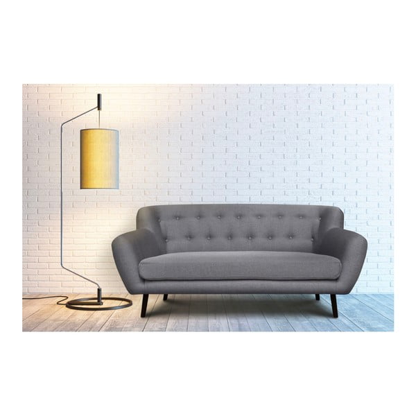 Сив диван с космополитен дизайн , 162 см Hampstead - Cosmopolitan Design-image-3