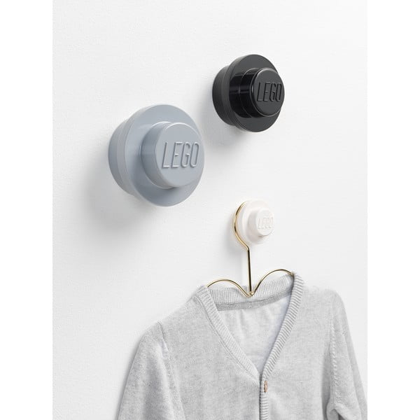 Комплект от 3 закачалки за стена Черно и бяло - LEGO®-image-1