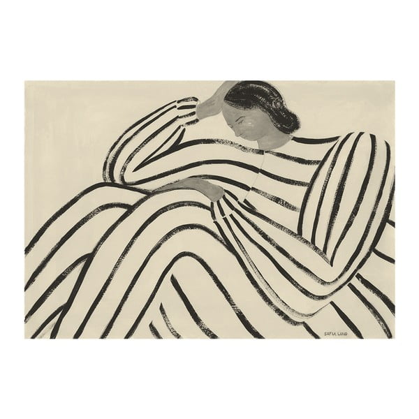 Постер 70x50 cm Waiting – Sofia Lind – The Poster Club