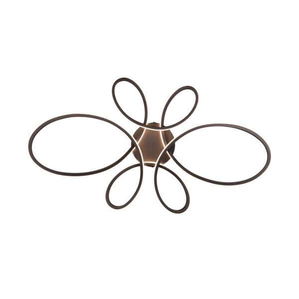 Черна LED светлина за таван 45,5x83 cm Fly - Trio-image-1