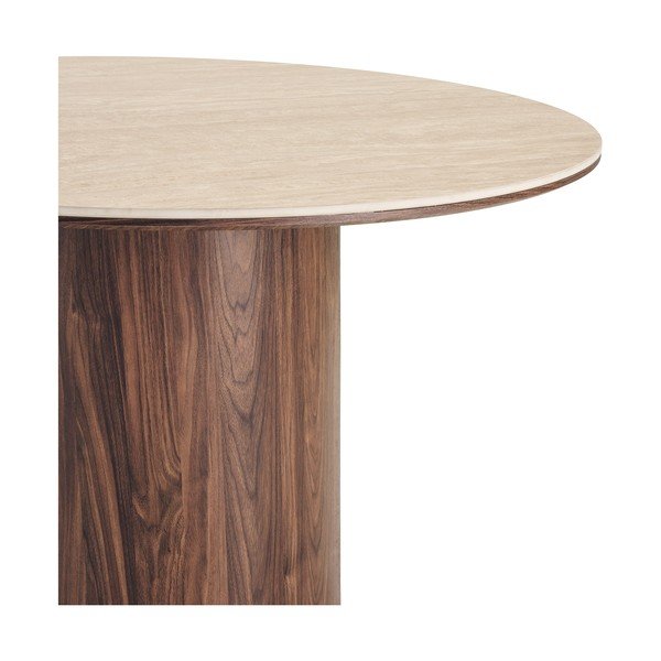 Кръгла трапезна маса с керамичен плот ø 120 cm Delphi – House Nordic-image-4