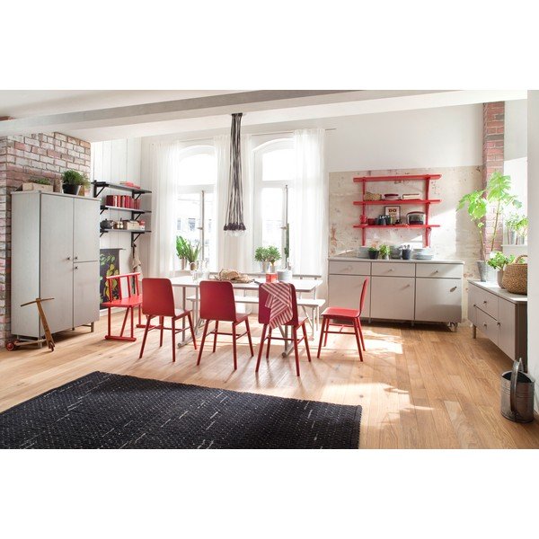 Червен стенен рафт Grain - Tenzo-image-3