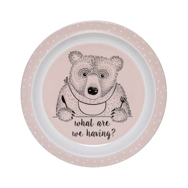 Детска чиния от меламин Nelly, ⌀ 22 cm - Bloomingville