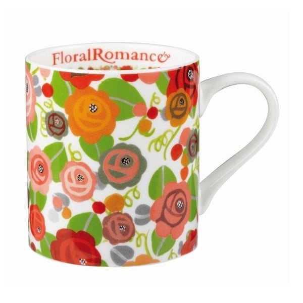 Hrnek JD Floral Romance, 340 ml