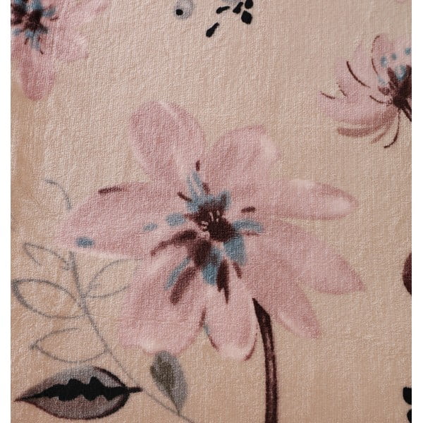 Бежово микроплюшено спално бельо за единично легло 140x200 cm - My House-image-1