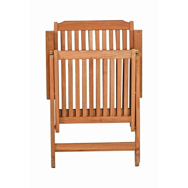 Кафяво градинско кресло от масивно дърво Solo – Garden Pleasure-image-3