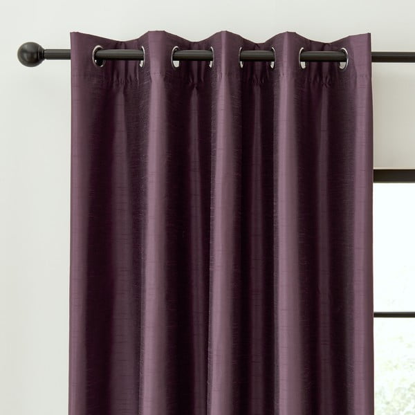 Тъмнолилави затъмнителни завеси в комплект от 2 броя 168x183 cm - Catherine Lansfield