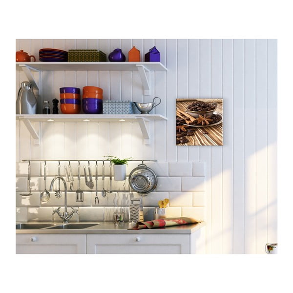 Снимка Glasspik Кафе, 30 x 30 cm Kawa - Styler-image-2