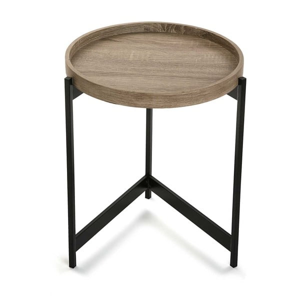 Skládací příruční stolek VERSA Hennan Quadro, ⌀ 40 cm