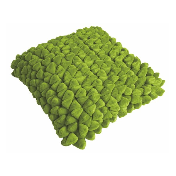 Zelený polštář ZicZac Pebble, 45 x 45 cm