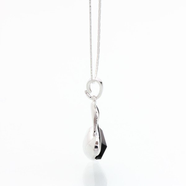 Колие с елементи Swarovski Black Swan - Laura Bruni-image-1