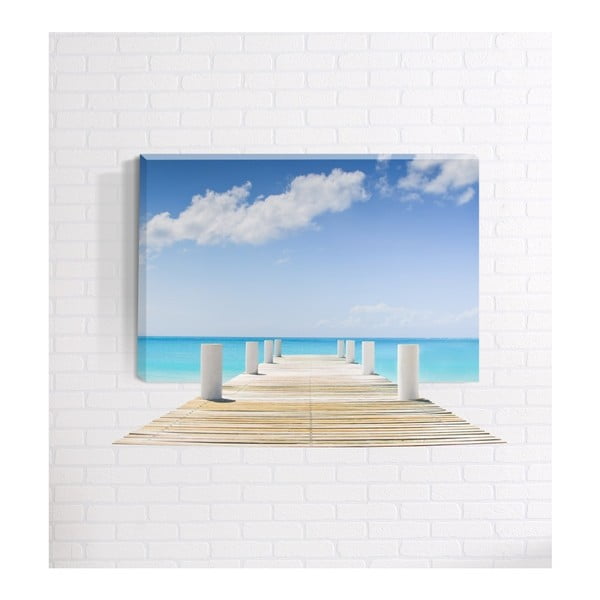3D картина за стена Плаж, 40 x 60 cm - Mosticx