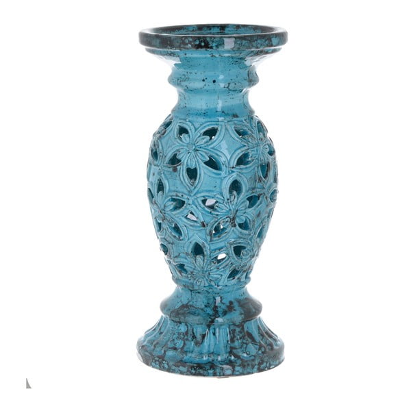 Stojan na svíčky z keramiky InArt Antique, výška 28 cm