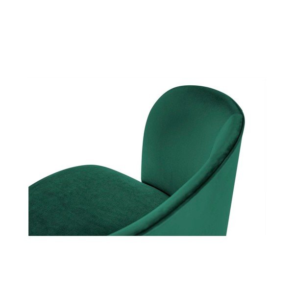 Зелен трапезен стол в бутилка с кадифена тапицерия Aurora - Windsor & Co Sofas-image-3