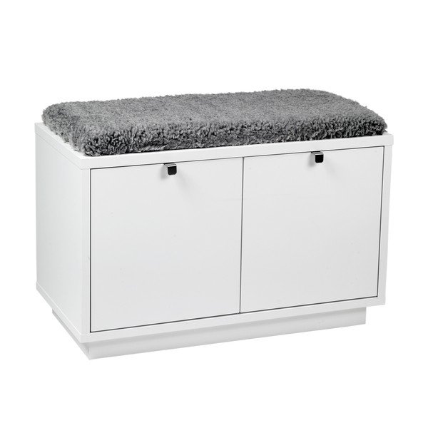 Bílý botník Rowico Confetti, šířka 70 cm-image-2