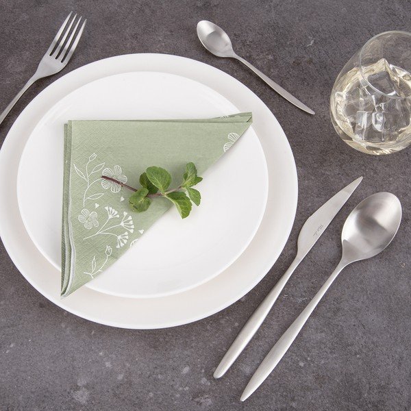 Прибори за хранене от неръждаема стомана в сребрист цвят 24 бр. – Orion-image-2