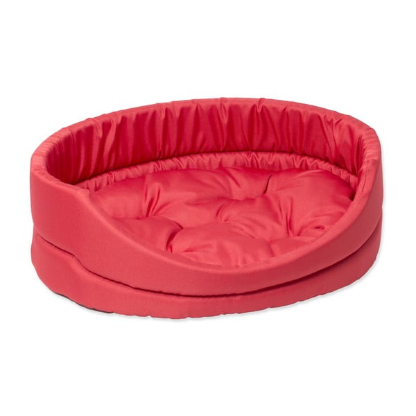 Червено плюшено легло за домашни любимци куче 46x54 cm Dog Fantasy DeLuxe – Plaček Pet Products