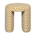 Жълт тапициран стол Charlie – WOOOD