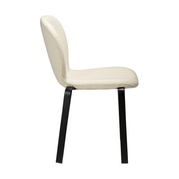 Кремав тапициран трапезен стол Heap – DAN-FORM Denmark-image-2