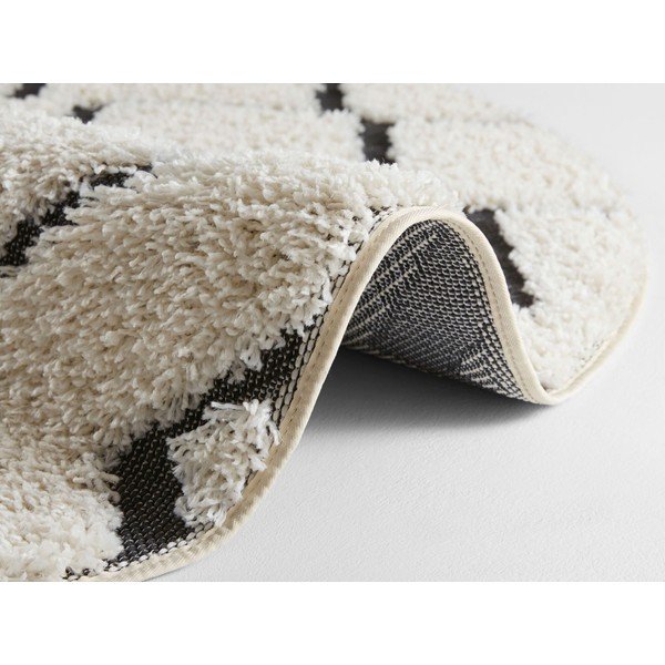 Бежово-черен килим , ⌀ 160 cm Handira - Mint Rugs-image-1
