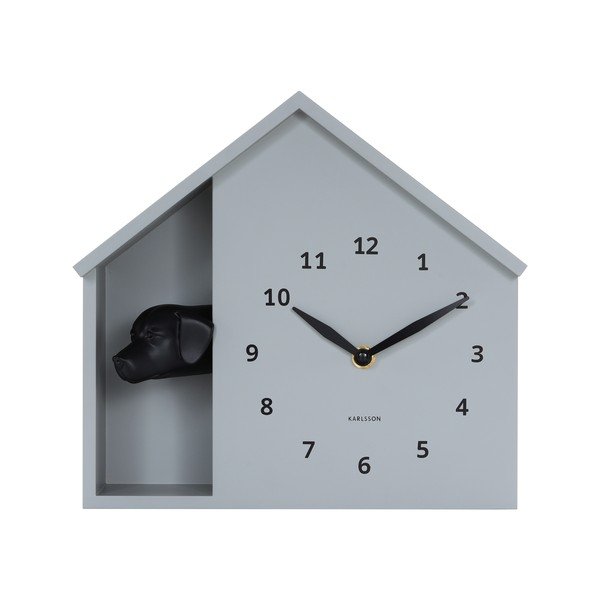 Стенен часовник Peeking Doggy – Karlsson