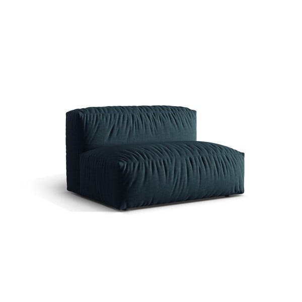 Тъмносин модул за диван (среден модул) Martina – Micadoni Home-image-1