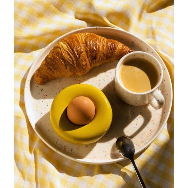 Бежова порцеланова чиния ø 25 cm Fika – ONA-image-1