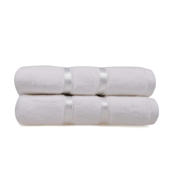 Комплект от 2 бели памучни кърпи , 50 x 90 cm Dolce - Foutastic