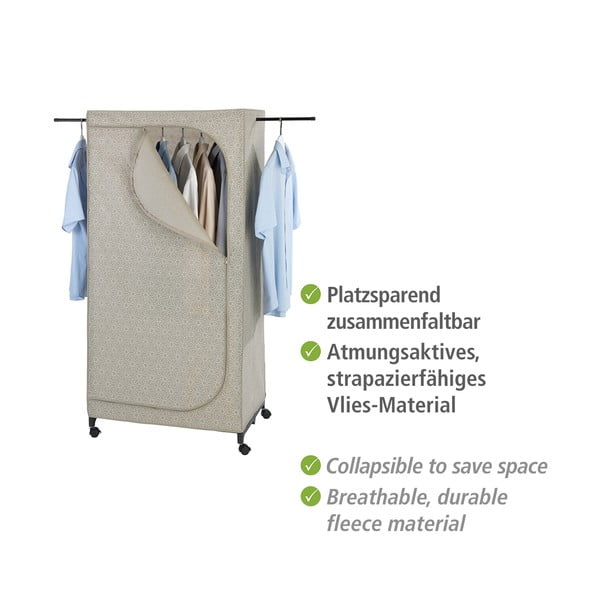 Бежов текстилен гардероб 75x160 cm Balance – Wenko-image-2