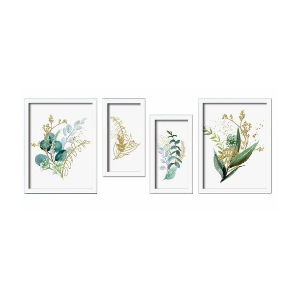 Комплект от 4 плаката 33x43 cm - Wallity