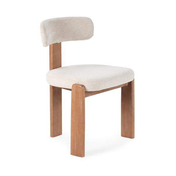 Кремави тапицирани трапезни столове в комплект 2 бр. Nadia – MOME-image-2