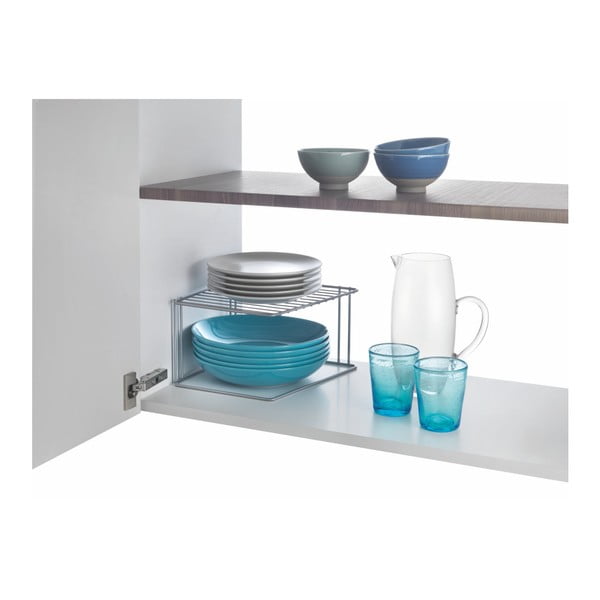 Стоманен допълнителен рафт в сребрист цвят 25x25 cm Boxe – Metaltex-image-1