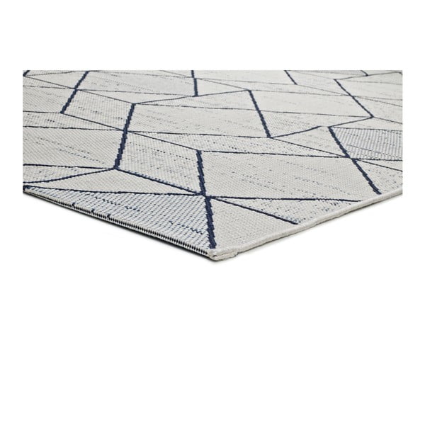 Bílošedý venkovní koberec Universal Elba Geo, 140 x 200 cm-image-1