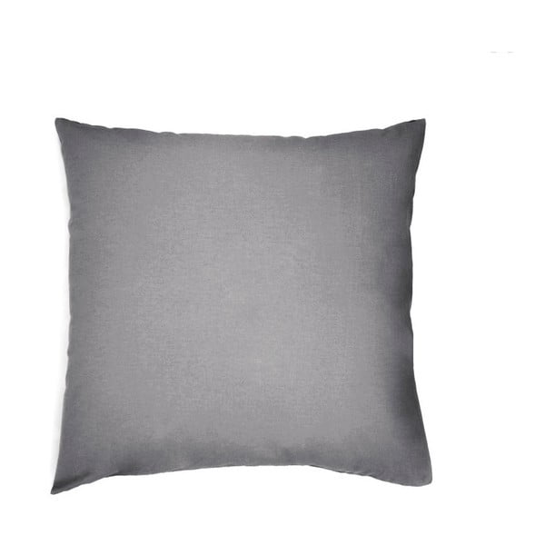 Тъмно сива памучна калъфка за възглавница , 60 x 60 cm - L'Officiel Interiors
