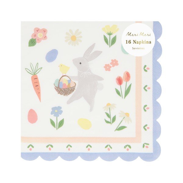 Хартиени салфетки в комплект от 16 бр. Easter Bunny – Meri Meri-image-2