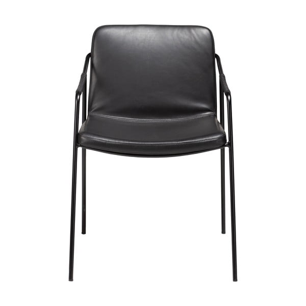 Стол за хранене от черна изкуствена кожа Boto - DAN-FORM Denmark-image-1