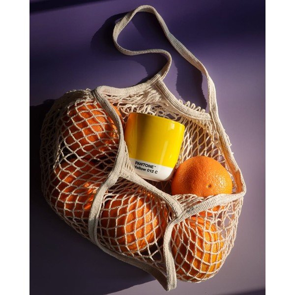 Жълта порцеланова чаша за капучино 175 ml Yellow 012 – Pantone-image-2