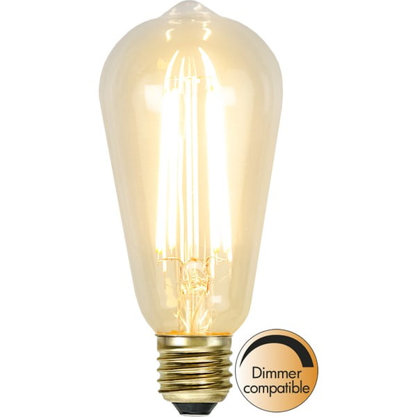 Топла LED крушка с димируема жичка E27, 4 W Soft Glow - Star Trading-image-3