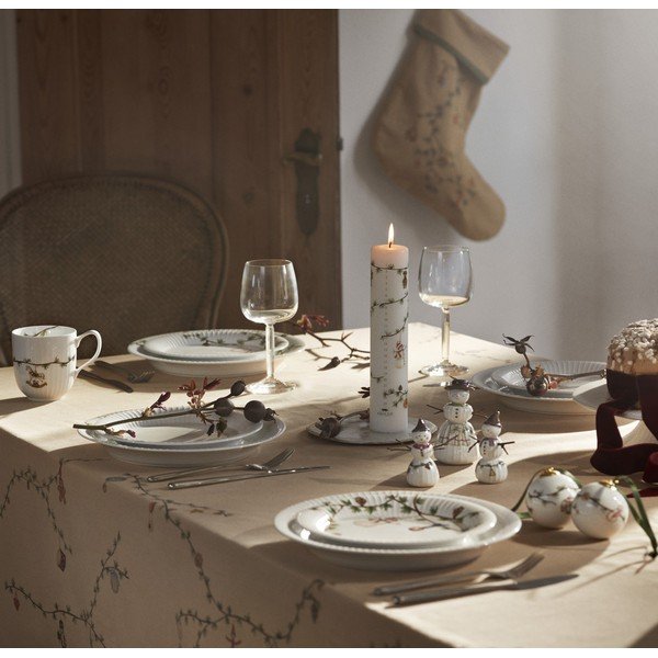 Свещ време на горене 56 час с коледен мотив Hammershøi Christmas 2025 – Kähler Design-image-1