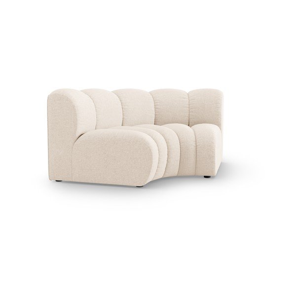 Кремав шенилов модул за диван (променлив) Lupine – Micadoni -image-1