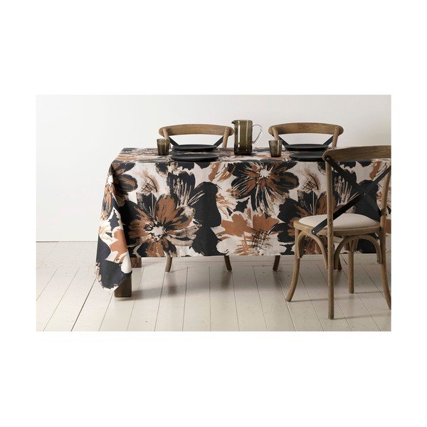 Памучна покривка за маса 160x260 cm Fleurs - Côté Table