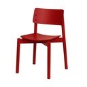 Червен  трапезен стол за подреждане Wem – noo.ma