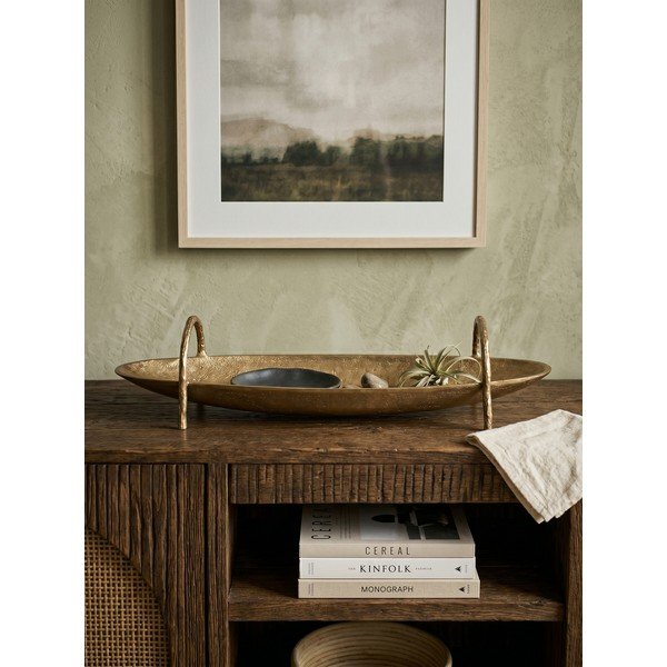 Метален декоративен поднос 12x47,5 cm Sagar – Bizzotto-image-2