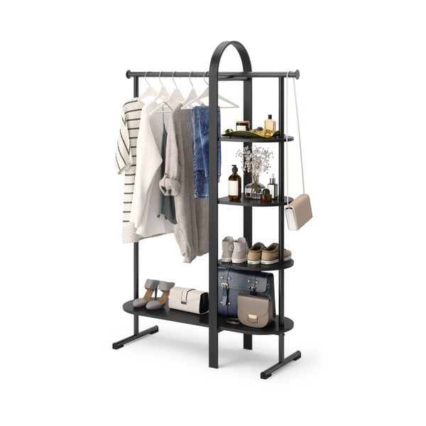 Черен комплект за коридор от масивен евкалипт Bellwood – Umbra-image-3