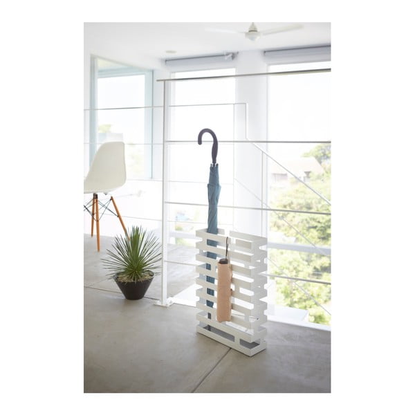 Бяла стойка за чадъри, широчина 30 cm Brick - YAMAZAKI-image-1