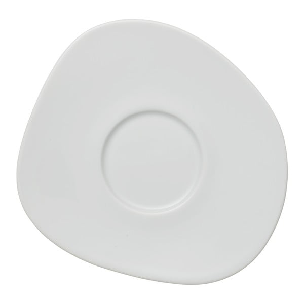 Бяла порцеланова чиния Villeroy & Boch Like Organic, 17,5 cm