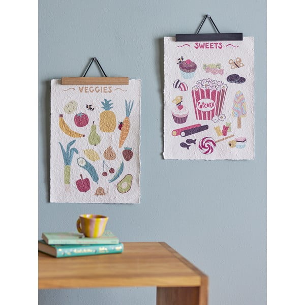 Детски картини в комплект от 2 броя 26x35 cm Papio – Bloomingville Mini-image-2